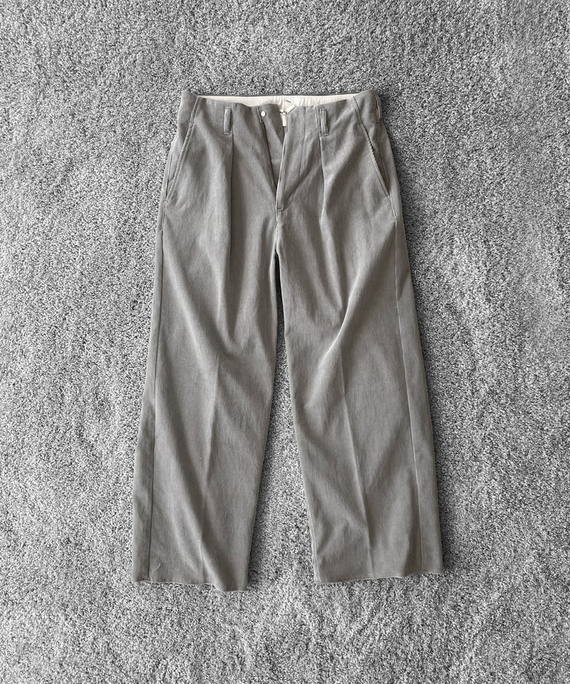 saby Tuck-baggy type 2 - enshu japan soft cord fab -  "GRAY"