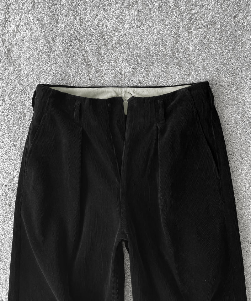 saby Tuck-baggy type 2 - enshu japan soft cord fab -  "BLACK"