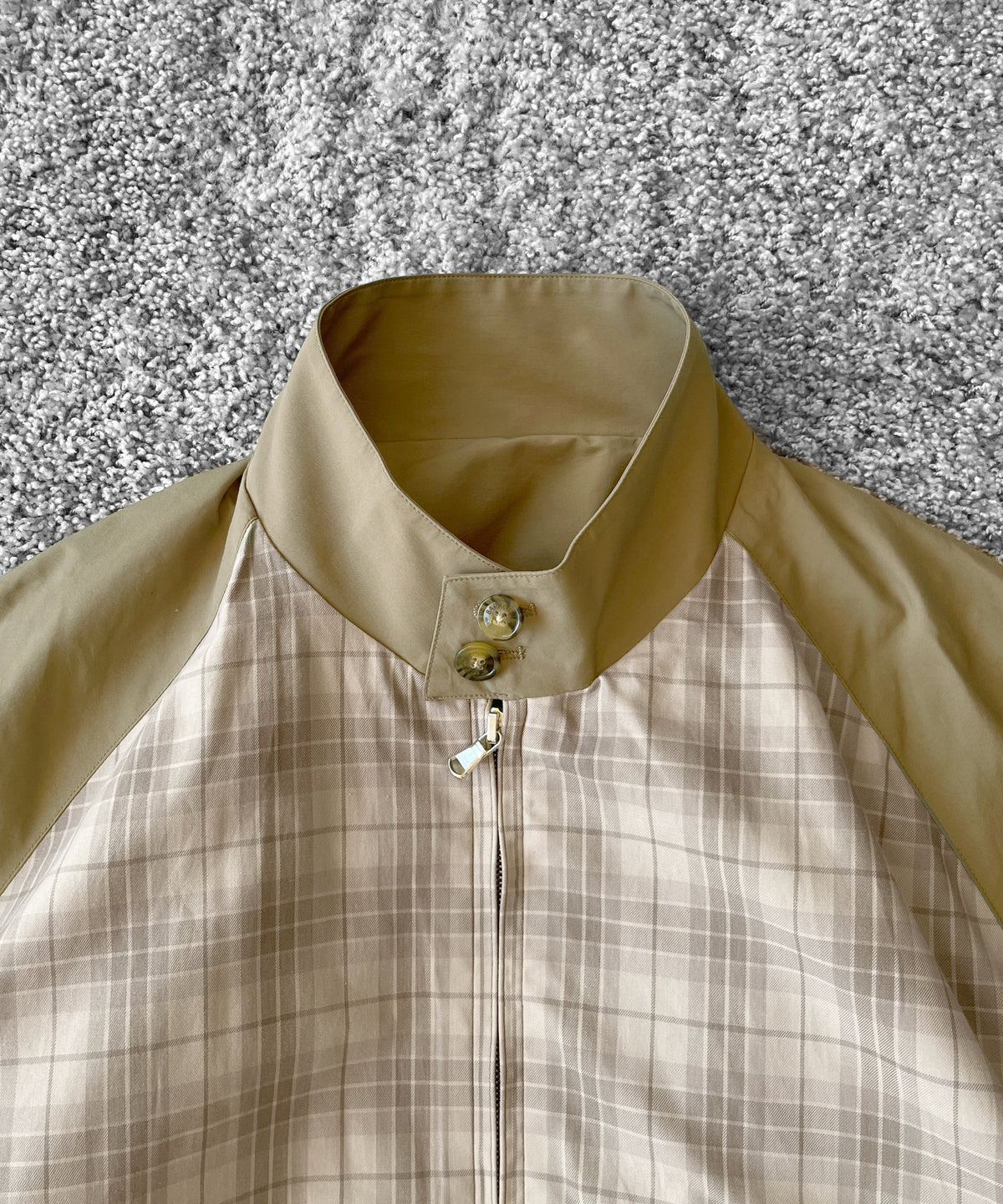 UNUSED Us2567 UNUSED × BARACUTA reversible jacket "TAN"