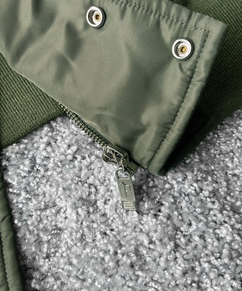 PHINGERIN Visor lift flight jacket “A:OLIVE"