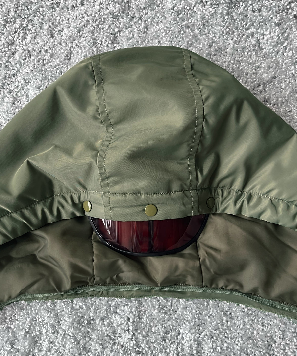 PHINGERIN Visor lift flight jacket “A:OLIVE"