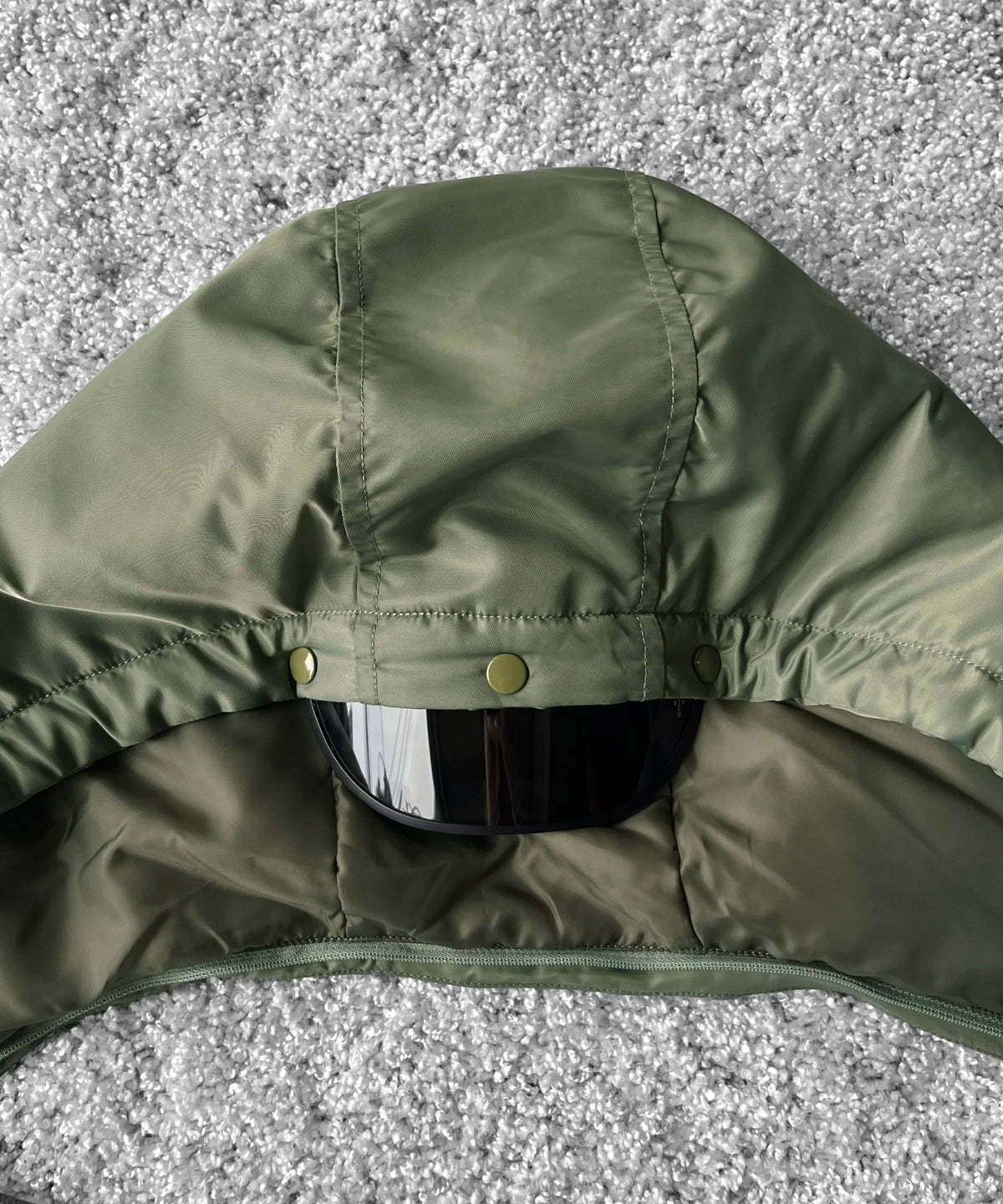 PHINGERIN Visor lift flight jacket “A:OLIVE"