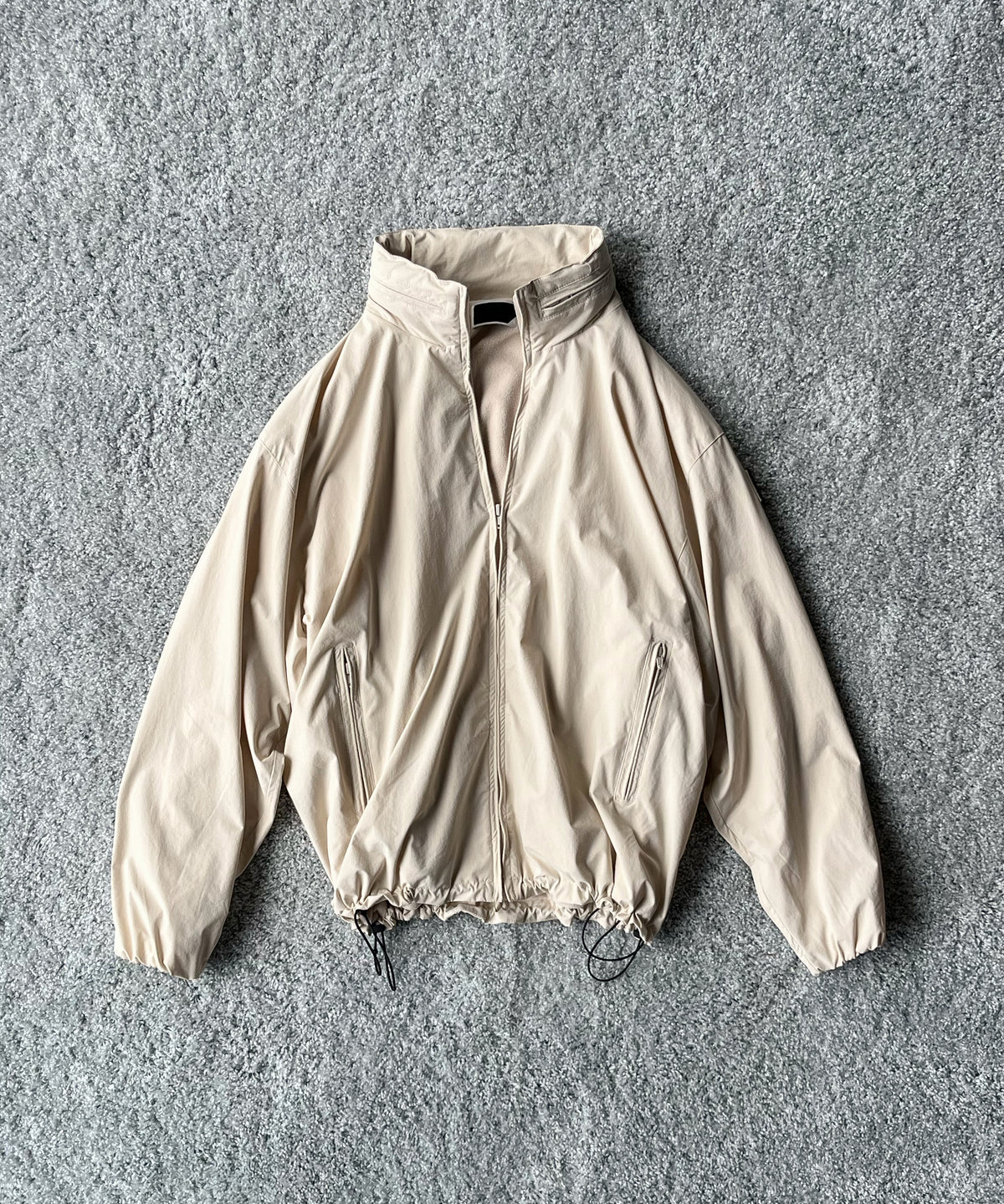 PHINGERIN Cushy fleece jacket “A:BEIGE”