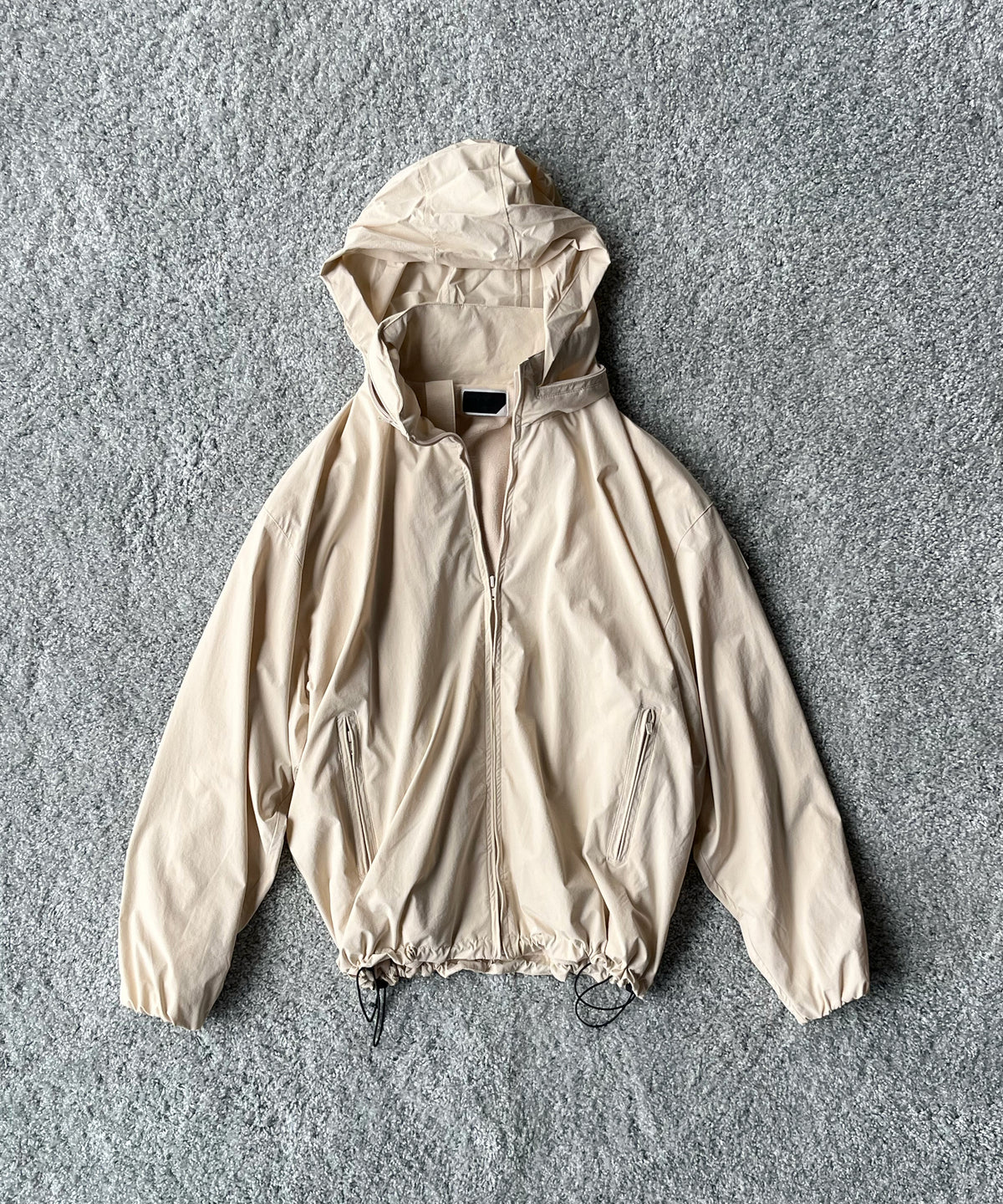 PHINGERIN Cushy fleece jacket “A:BEIGE”