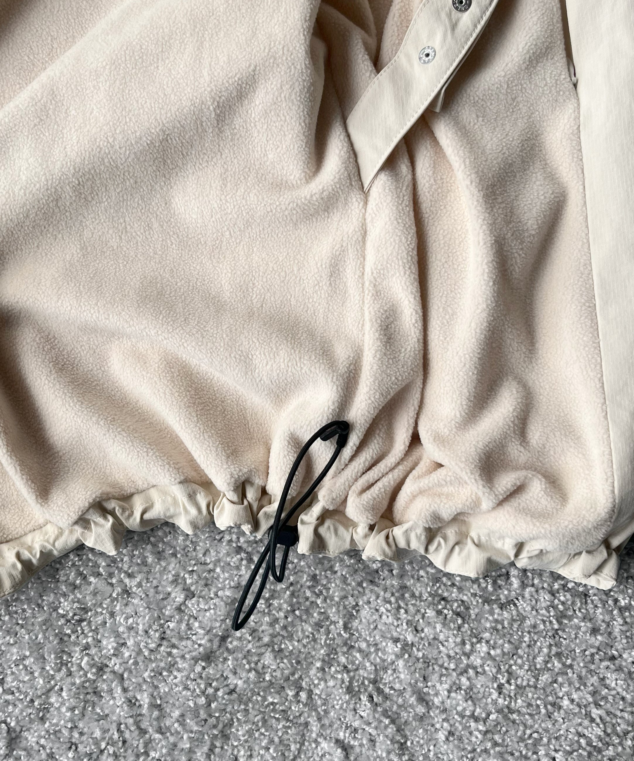PHINGERIN【フィンガリン】Cushy fleece jacket “A:BEIGE”｜O WEB STORE