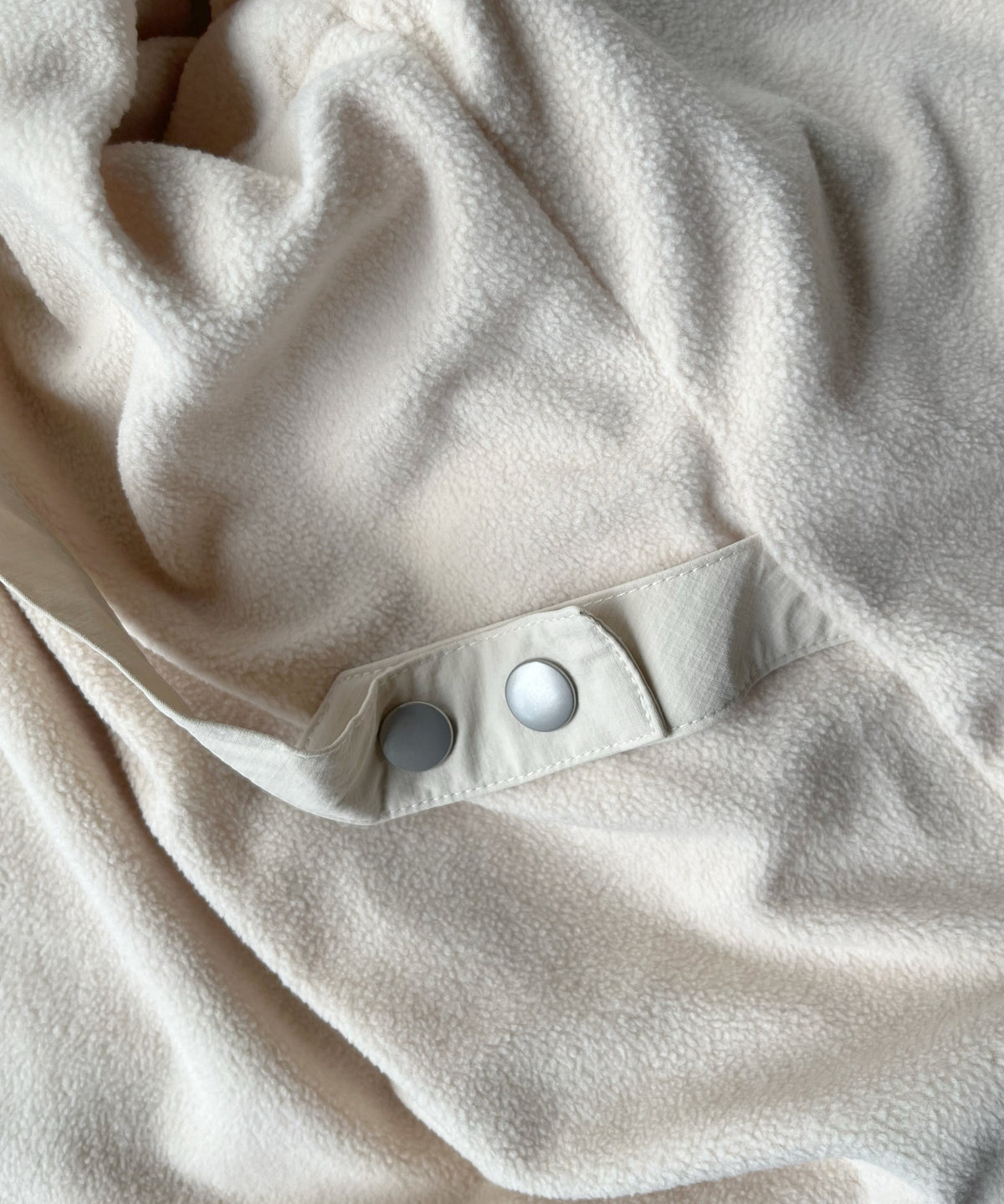 PHINGERIN Cushy fleece jacket “A:BEIGE”