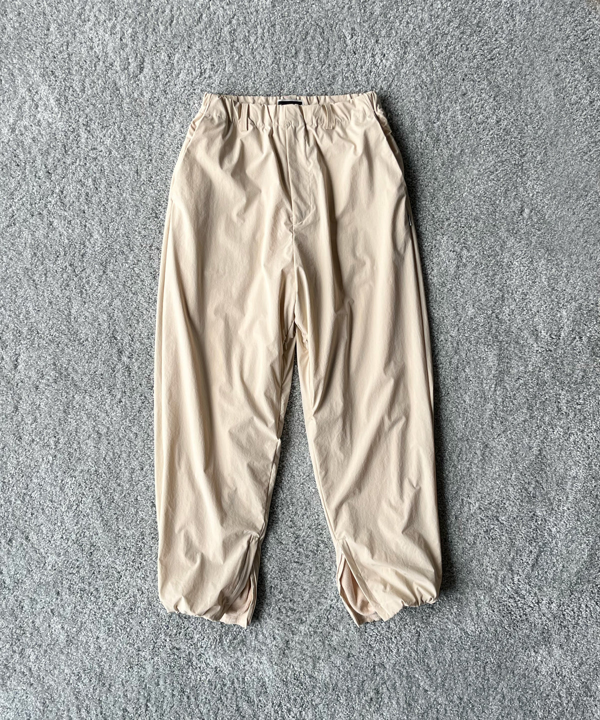 PHINGERIN Cushy fleece pants “A:LIGHT BEIGE”