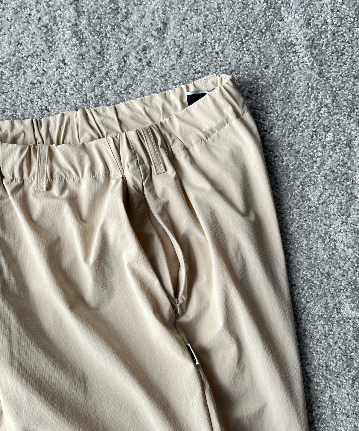 PHINGERIN Cushy fleece pants “A:LIGHT BEIGE”