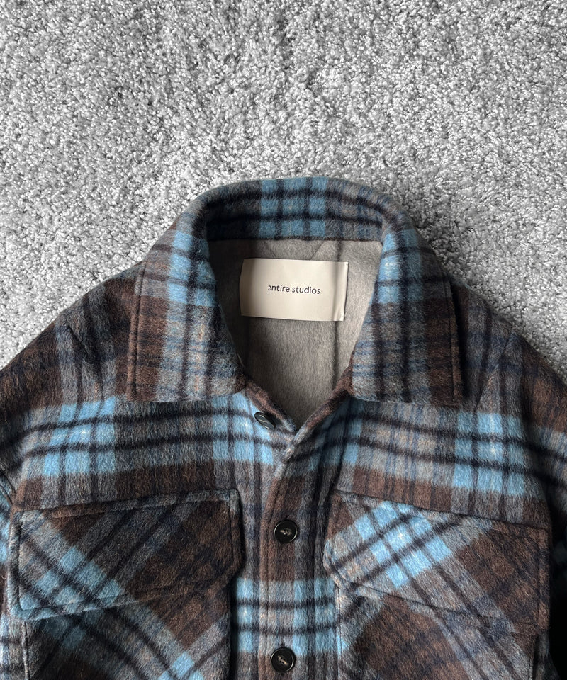 entire studios Fjord shirt “BLUE CHECK”