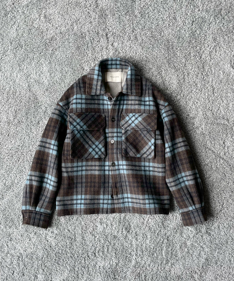 entire studios Fjord shirt “BLUE CHECK”