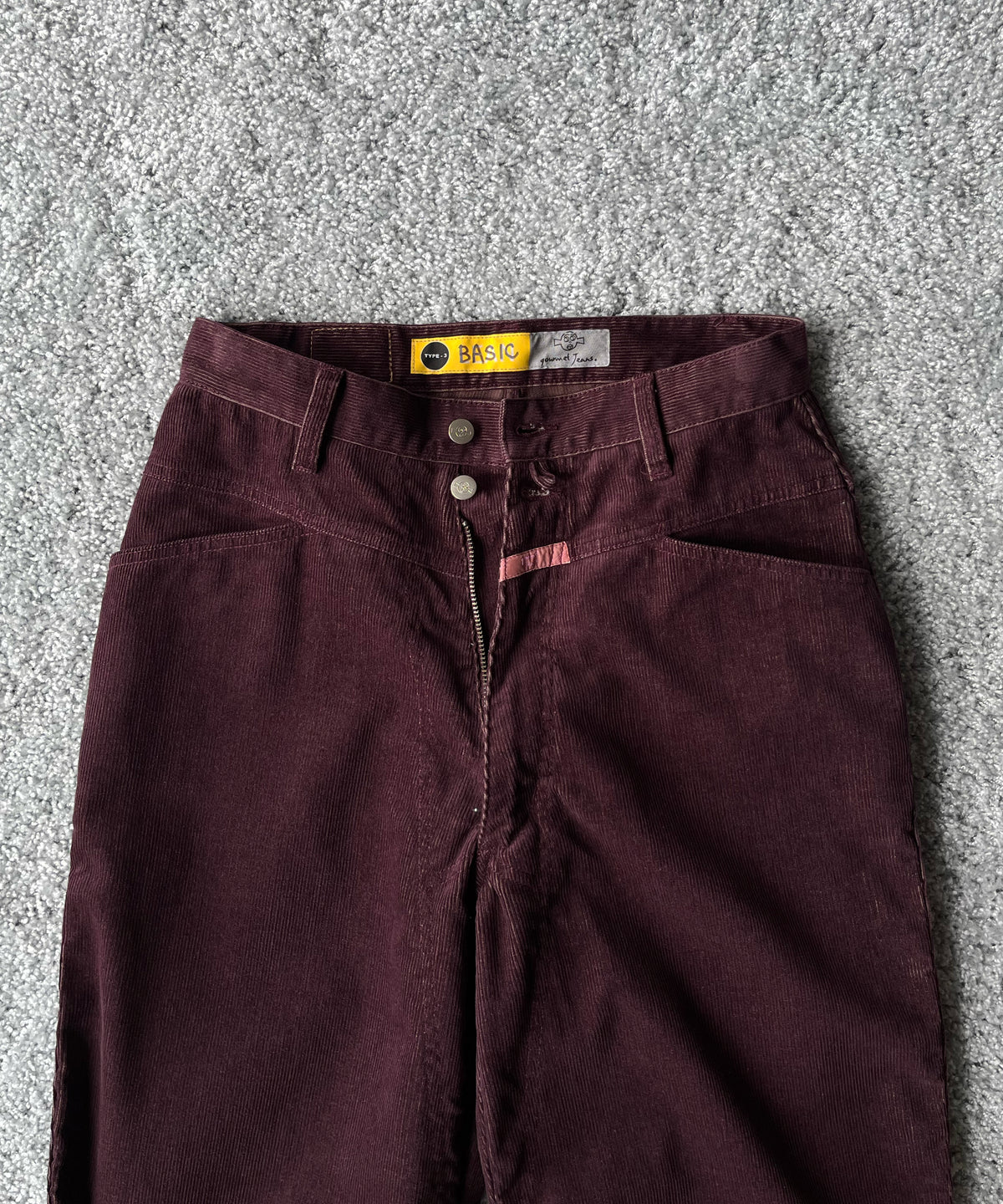 【EXCLUSIVE】gourmet jeans Type 2 basic "BURGUNDY"