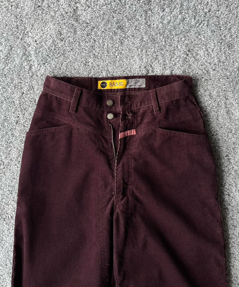 【EXCLUSIVE】gourmet jeans Type 2 basic "BURGUNDY"