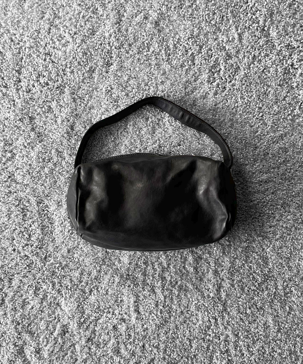 GUIDI Small handle bag "WHITE"