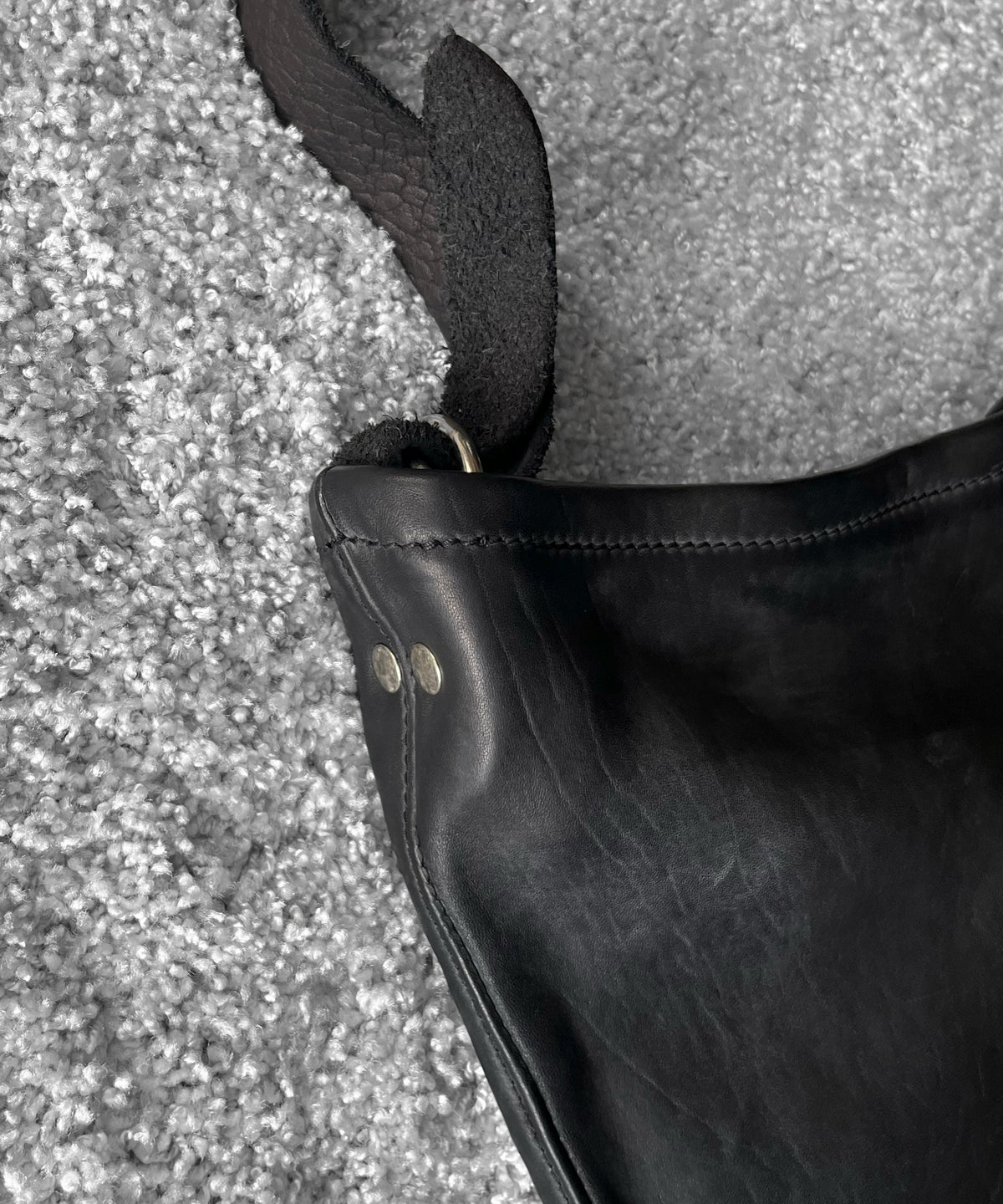 GUIDI Cross-body bag “BLACK”