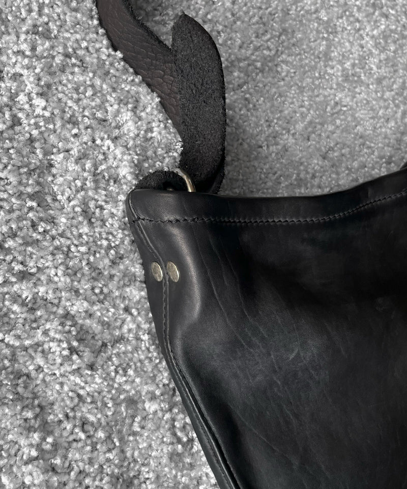 GUIDI Cross-body bag “BLACK”