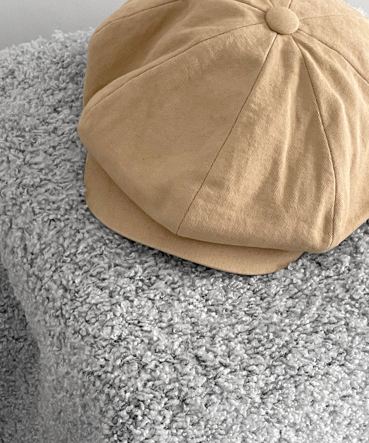 凹凸(bocodeco) Cotton casquette “BEIGE"