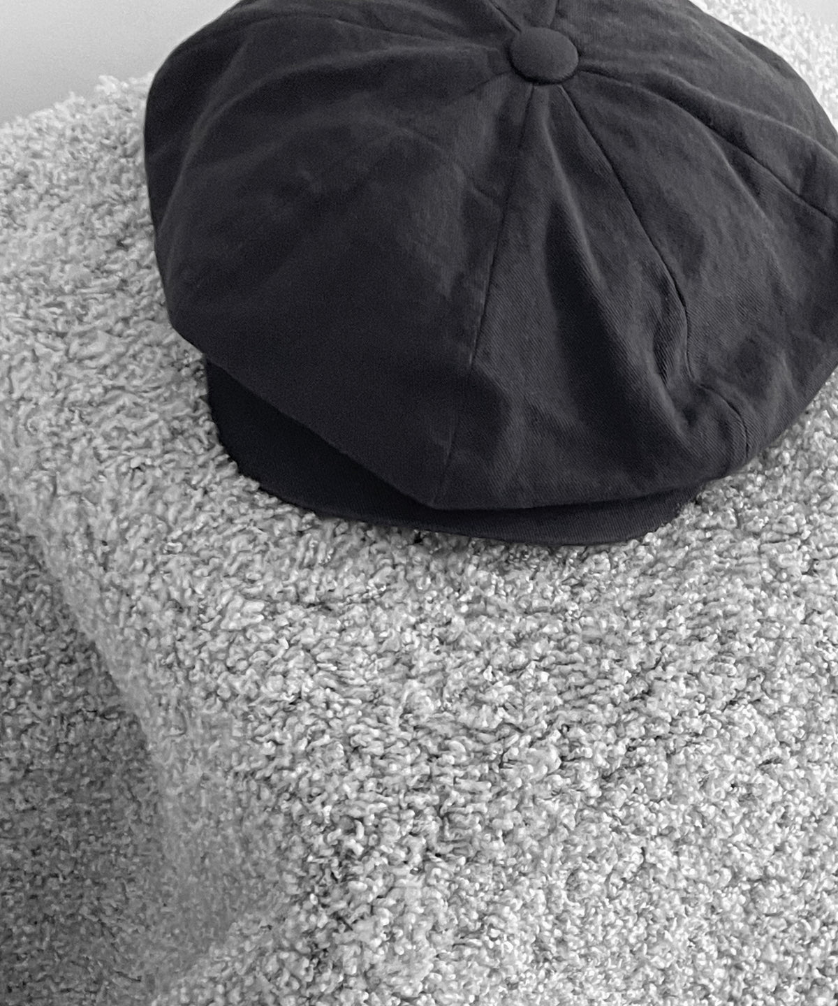 凹凸(bocodeco) Cotton casquette “BLACK”