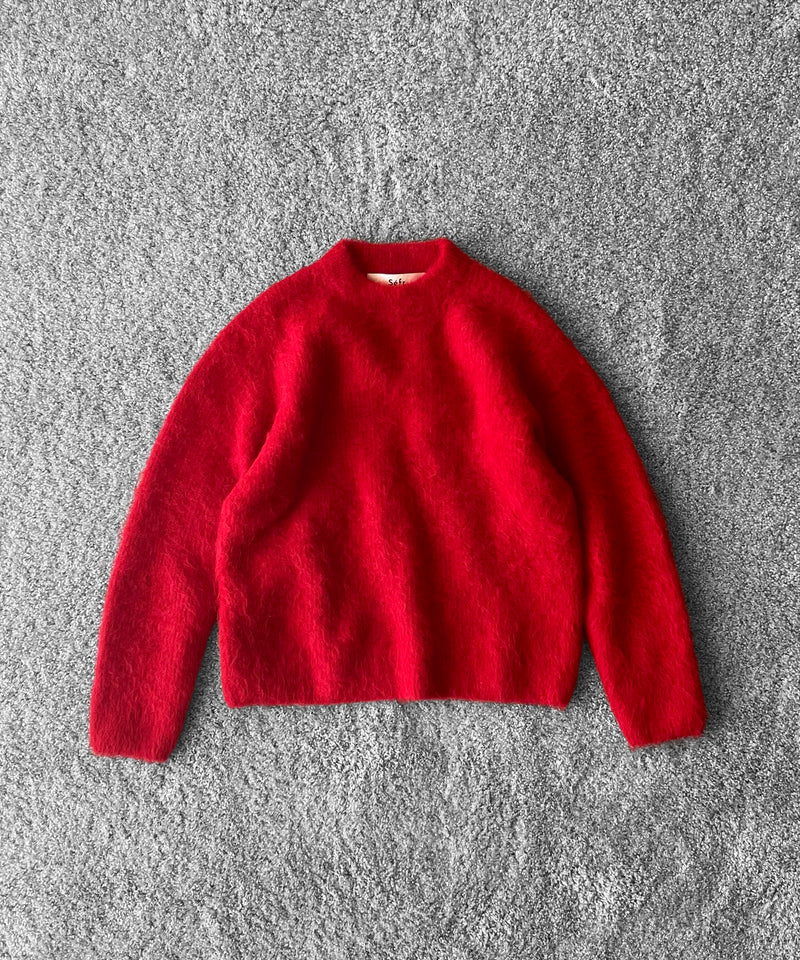 sefr Haru sweater "RED ALPACA"