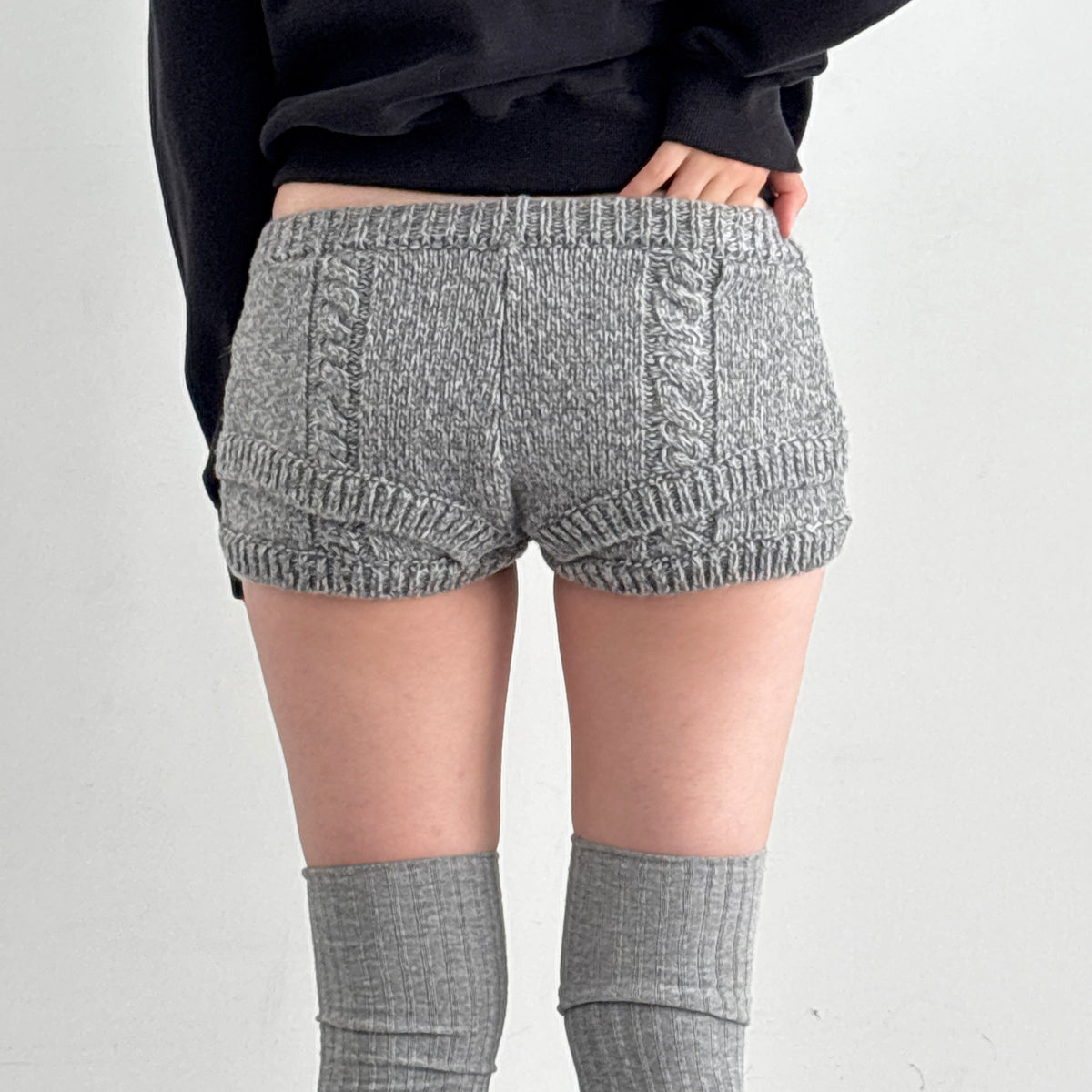 パンツ ulikasanctus Rope knit shorts ULIKASANCTUS【ウリカサンクトゥス】Rope knit shorts 