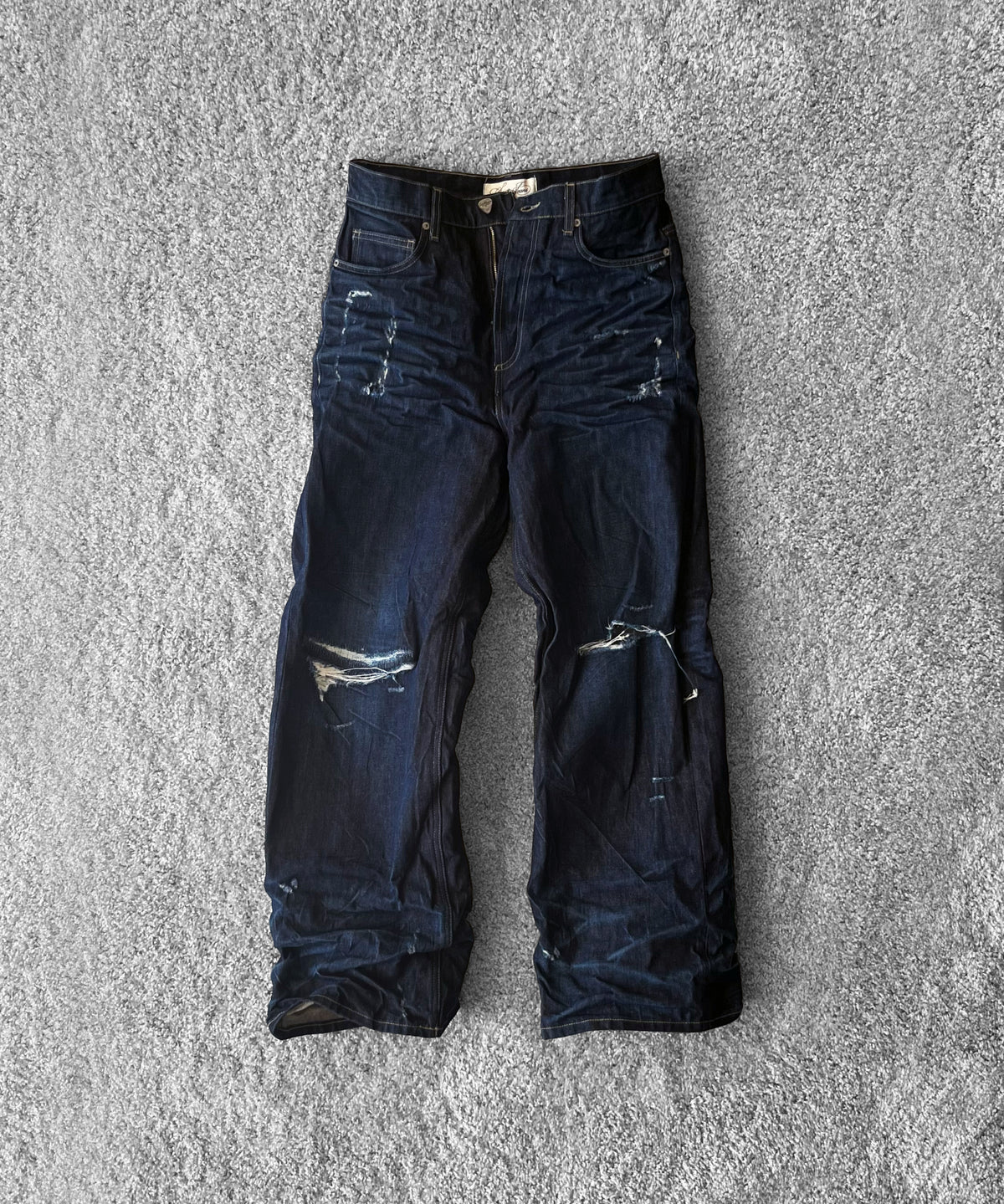 Sex&Jeans Ocean wash baggy "INDIGO"
