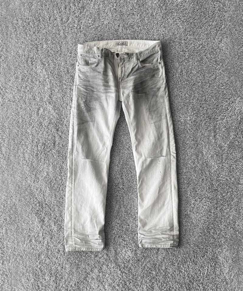 Sex&Jeans White stray jeans "WHITE"