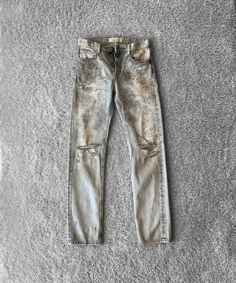 Sex&Jeans Glitter stained jeans "INDIGO"