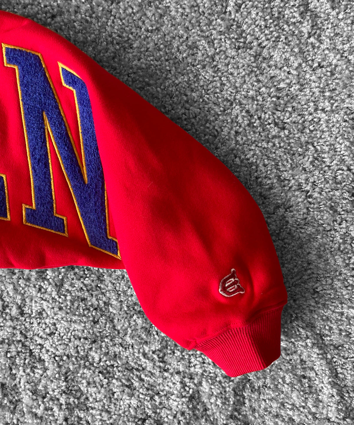 Evisen Skateboardsゑ College sweat "RED"