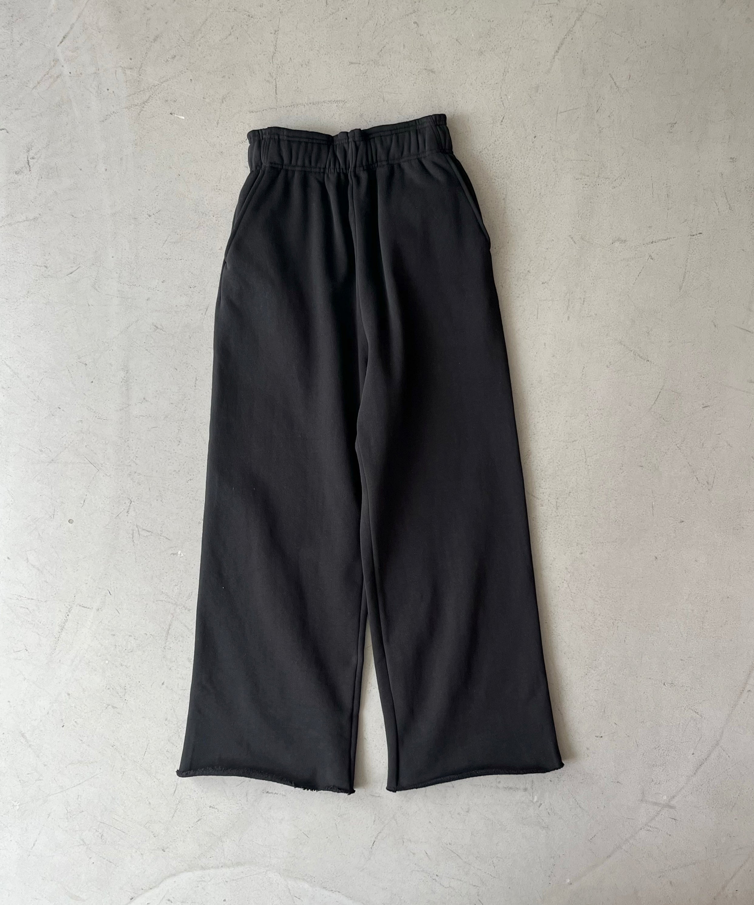 ENTIRE STUDIOS Full sweatpant "WASHED BLACK"