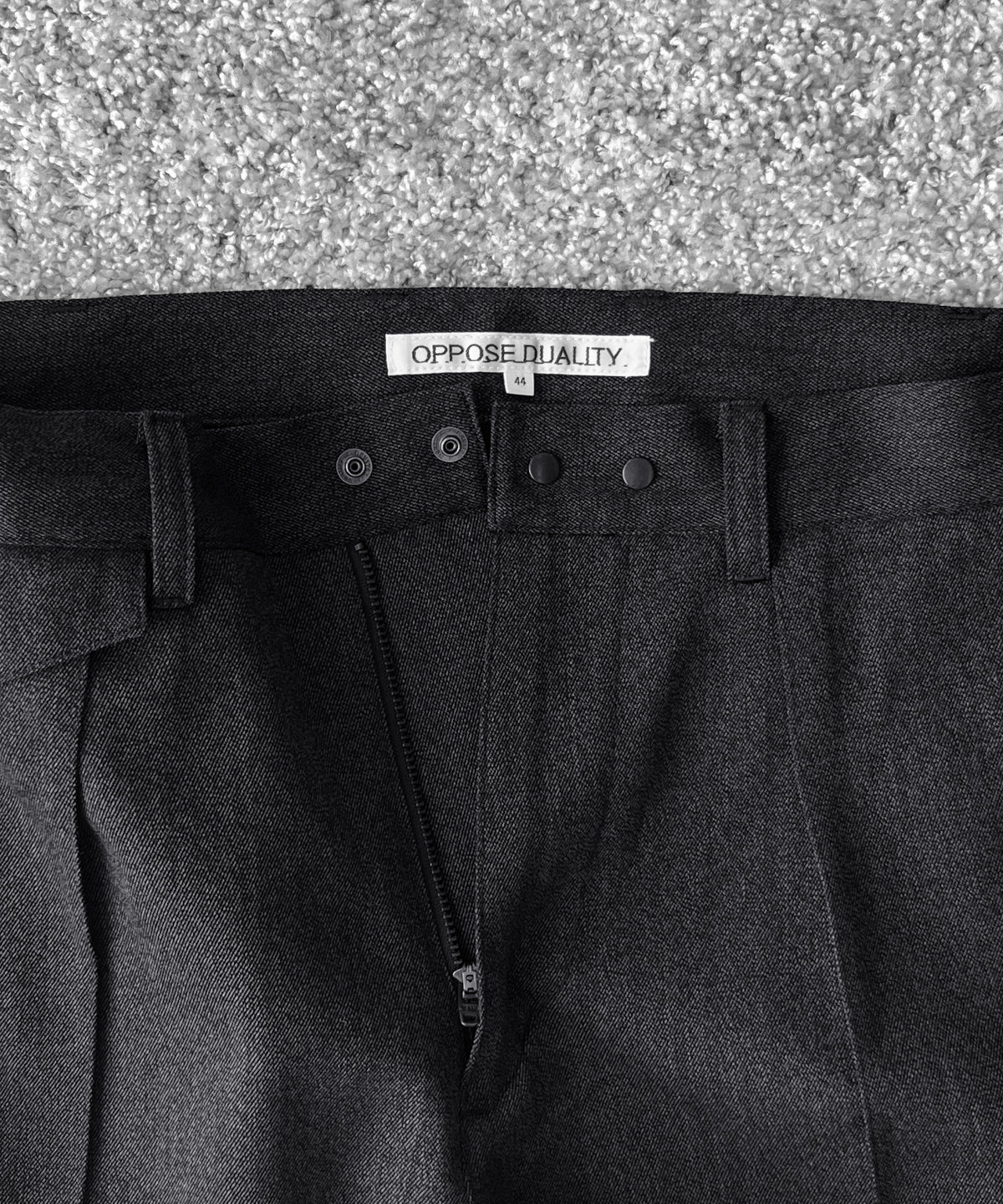 OPPOSE DUALITY 2 tuck ytrs twill "GRAY"