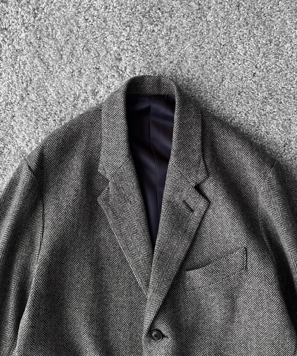 URU Silk napped tweed - over jacket "D.GRAY"