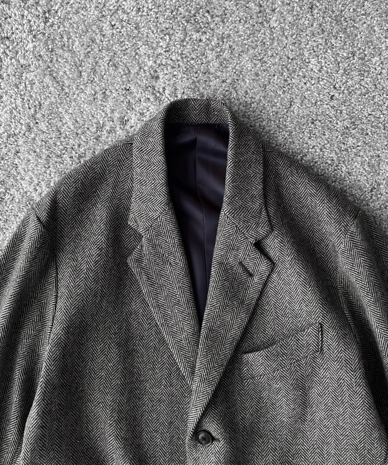 URU Silk napped tweed - over jacket "D.GRAY"