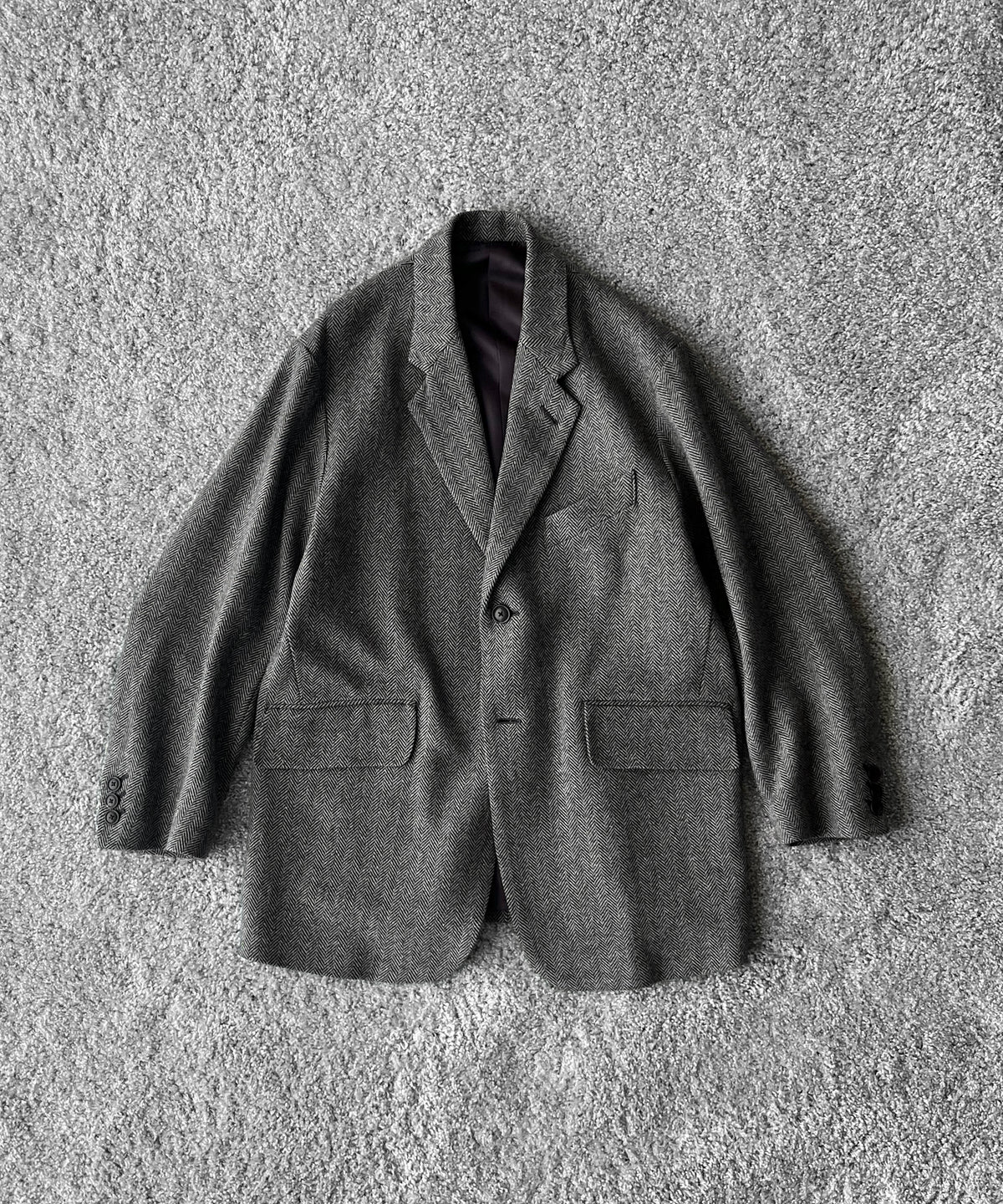 URU Silk napped tweed - over jacket "D.GRAY"