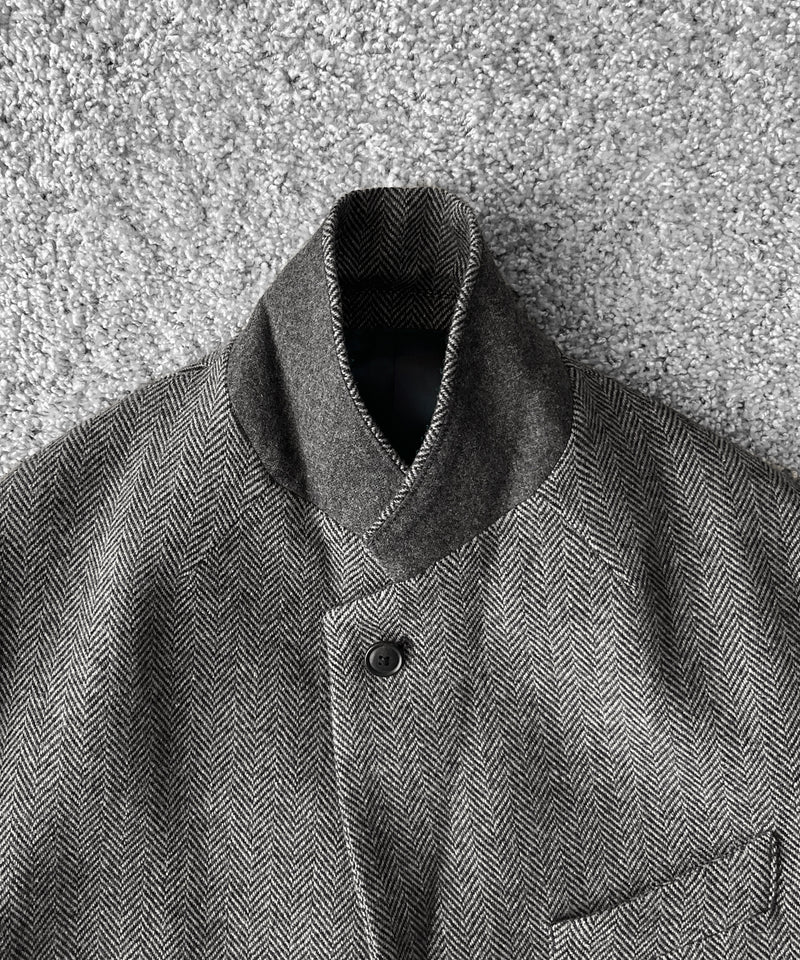 URU Silk napped tweed - over jacket "D.GRAY"