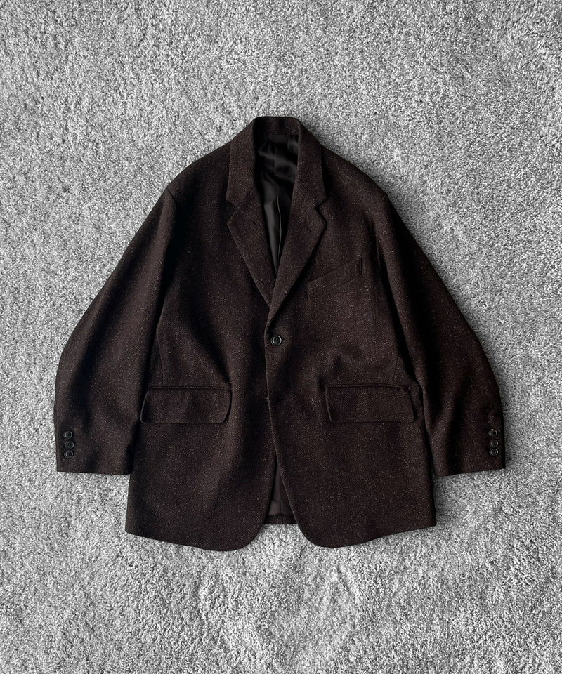 URU Silk napped tweed - over jacket "D.GRAY"