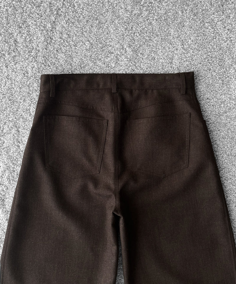 sefr Nasedo trouser "DARK BROWN"