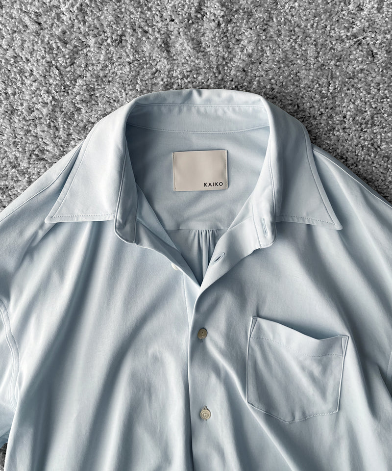 KAIKO Regular collar shirt "S.BLUE"