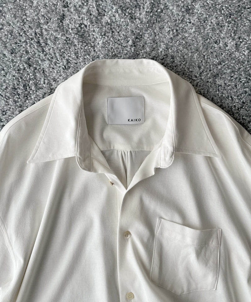 KAIKO Regular collar shirt "O.WHITE"
