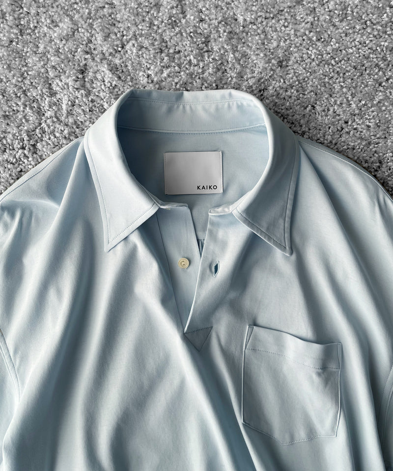KAIKO Polo neck shirt "S.BLUE"