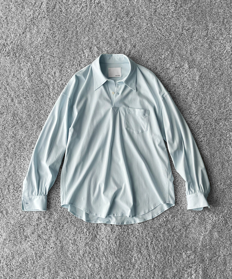 KAIKO Polo neck shirt "O.WHITE"