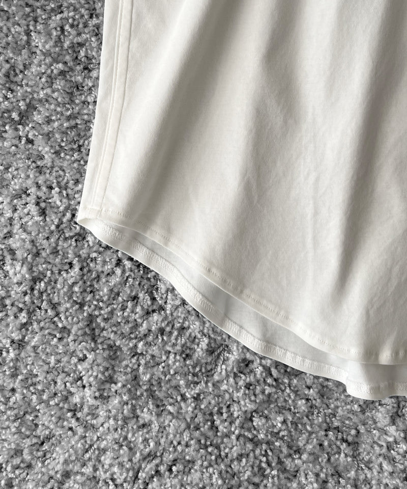 KAIKO Polo neck shirt "O.WHITE"