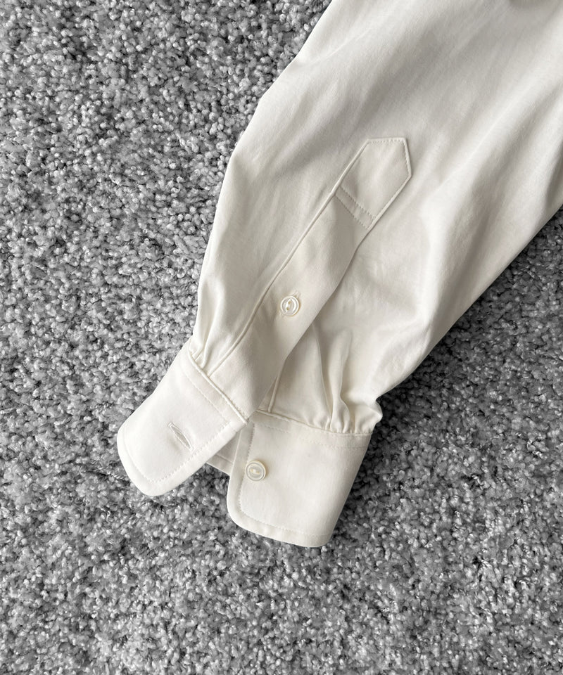 KAIKO Polo neck shirt "O.WHITE"