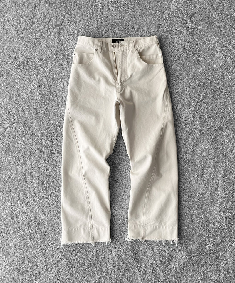 ensou. Lunar jeans "A.IVORY"
