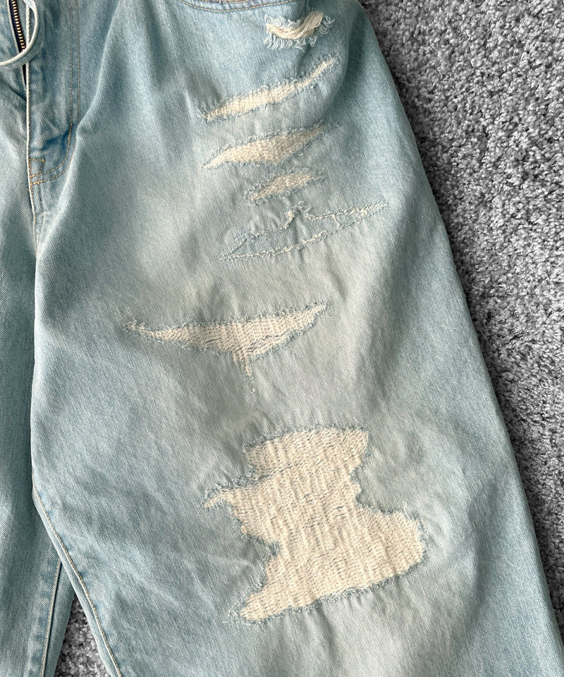 NEONSIGN Wave denim - destroyed "INDIGO USED"