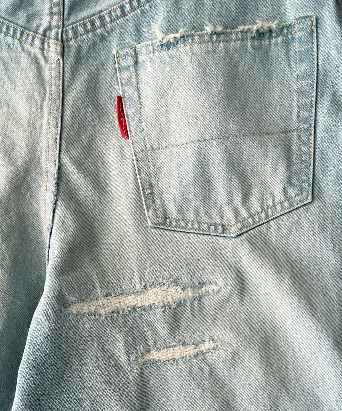 NEONSIGN Wave denim - destroyed "INDIGO USED"