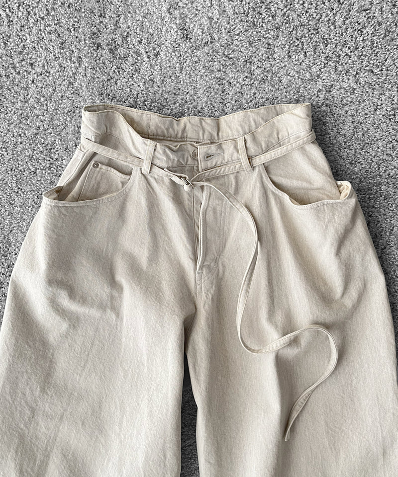NEONSIGN Wave denim "TOP GRAY"