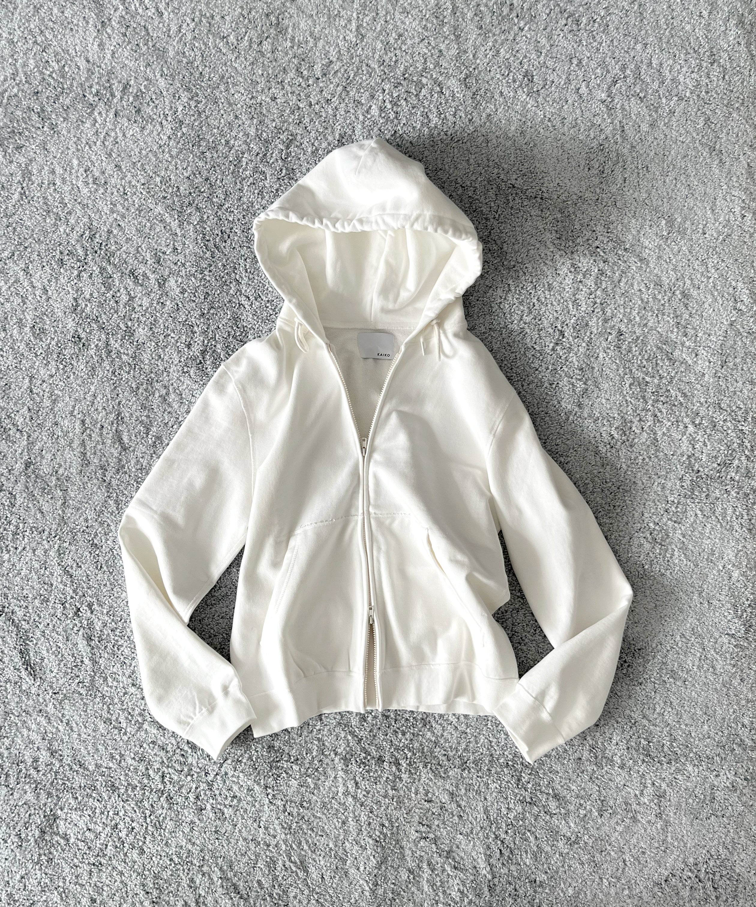 KAIKO Double zip parka "WHITE"