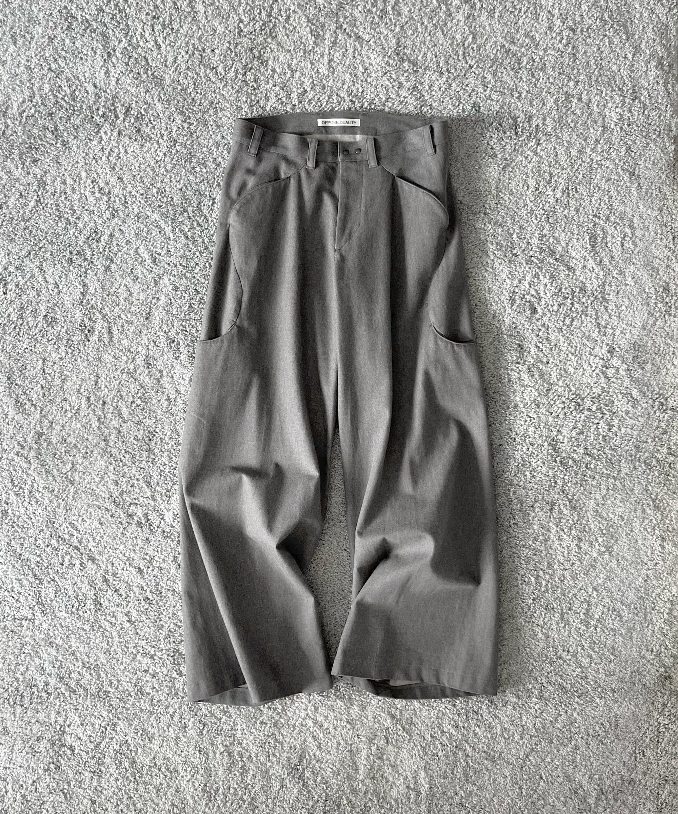 OPPOSE DUALITY Sub ong denim trs "GRAY"