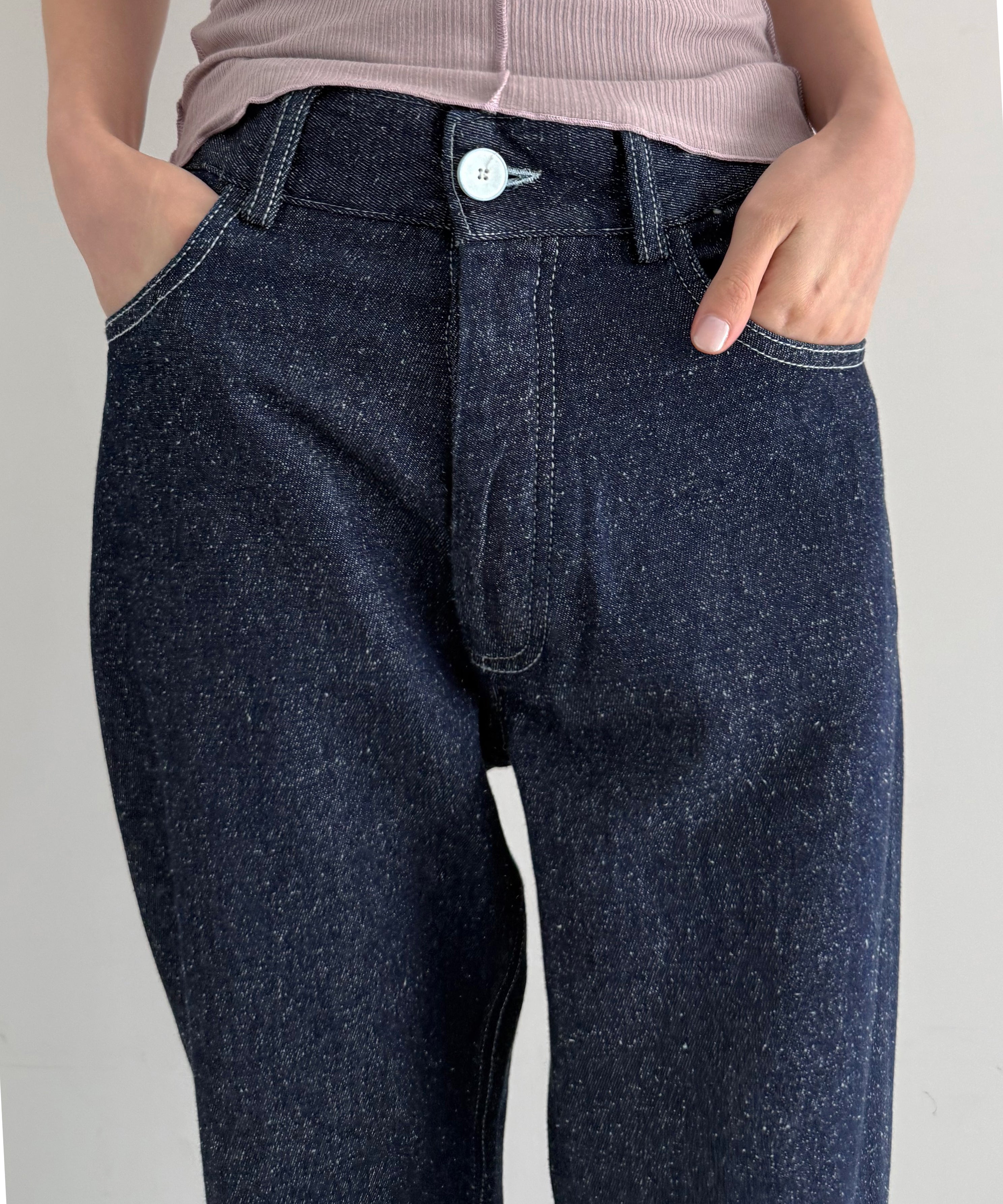 Baserange Tajo pants women "INDIGO BLUE"
