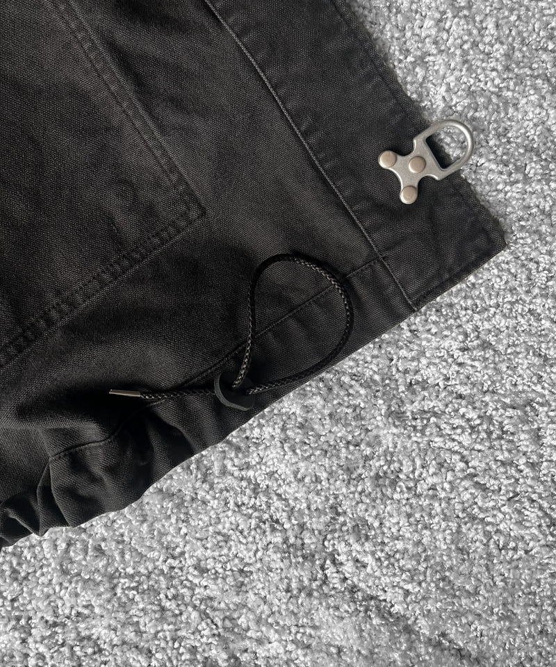 ensou. Fireman parka "B.BLACK"