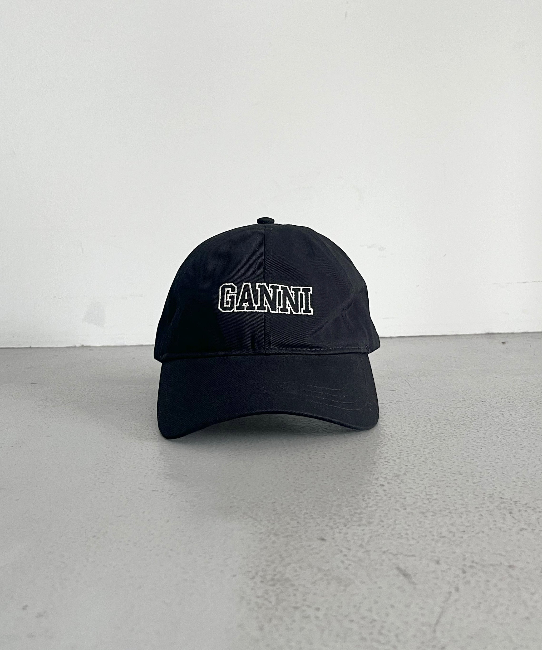 GANNI Cap hat denim "Baby Blue"